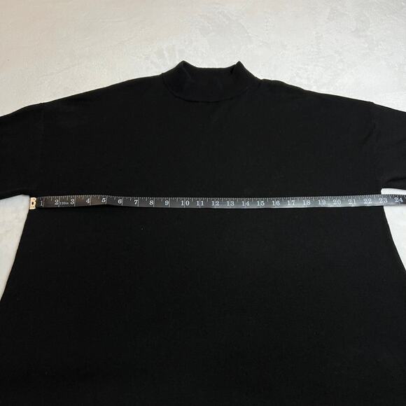 Uniqlo Mock Neck 100% Wool Sweater Size XL Lightweight Layers Minimalist Casual - Picture 6 of 8